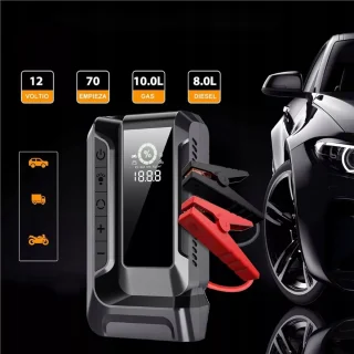 Bedee 12V Auto Starthulp 8000 mAh Zwart