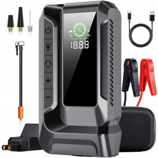 Bedee 12V Auto Starthulp 8000 mAh Zwart