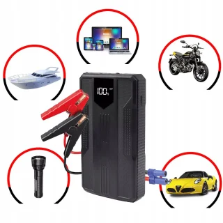 Bedee Auto Jump Starter 12V Benzine met LED Zaklamp