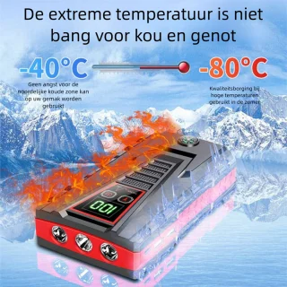 Bedee Auto Jump Starter 6000 mAh met dubbele USB-poorten