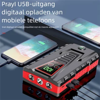 Bedee Auto Jump Starter 6000 mAh met dubbele USB-poorten