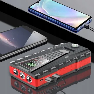 Bedee Auto Jump Starter 6000 mAh met dubbele USB-poorten