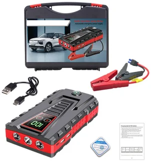 Bedee Auto Jump Starter 6000 mAh met dubbele USB-poorten