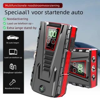 Bedee Auto Jump Starter 6000 mAh met dubbele USB-poorten