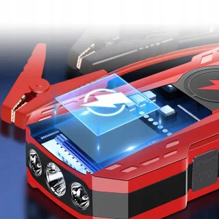 Bedee Auto Jump Starter 99900mAh Rood