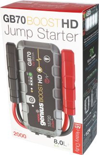 Boost HD GB70 Lithium Jump Starter 2000A
