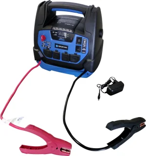 Borg Acculader Jumpstarter 4-in-1 230V 12V