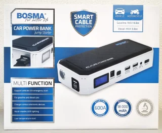 BOSMA Jump Starter 12V 18000mAh Powerbank