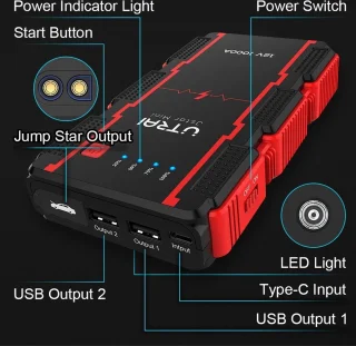 Bouya Jumpstarter 22000mAh Powerbank