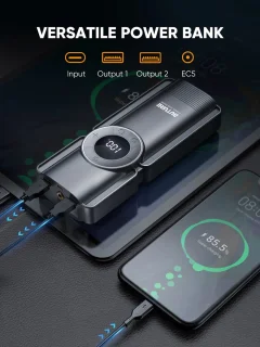 BTD 4-in-1 Accu Jumpstarter Powerbank Luchtcompressor Bandenpomp 20000mAh 2500A 15V