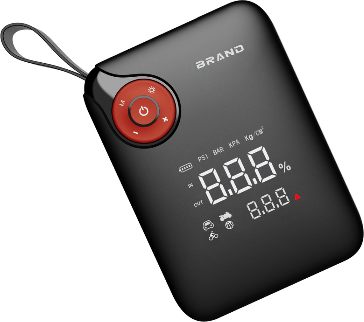De BTP Jumpstarter 12V met Luchtcompressor en Zaklamp in één oogopslag