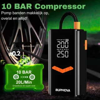 Wat vinden we goed aan de Bupmova 12V Auto Jumpstarter