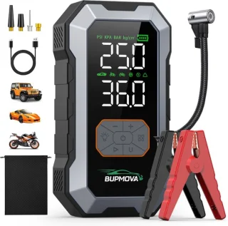 Bupmova 12V startbooster zwart