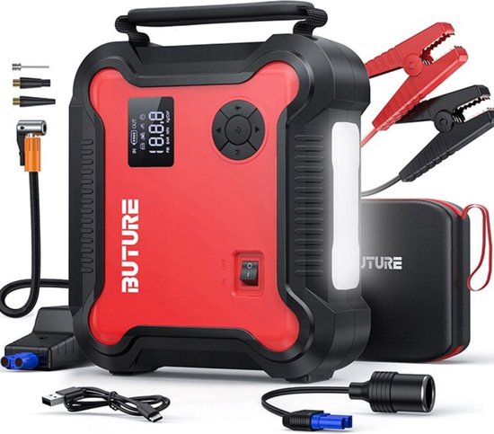 Buture 26800mAh 5-in-1 Jumpstarter — alles-in-één betrouwbaarheid voor onderweg