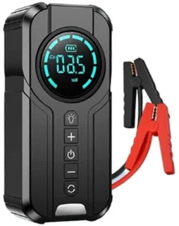 Buvaye 4-in-1 Jumpstarter: compacte starthulp met powerbank en compressor