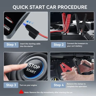 CarAid Auto Jumpstarter 12V Accu Booster
