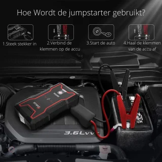 Carlux Jumpstarter 12V Powerbank 16.000 mAh