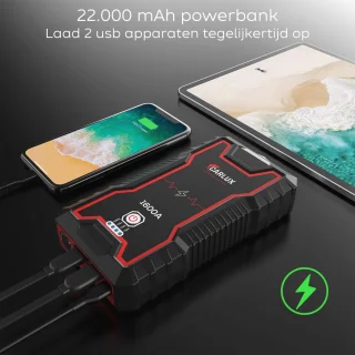 Carlux Jumpstarter 12V Powerbank 16.000 mAh