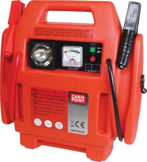 Carpoint Jumpstarter Compressor Zwart/Rood