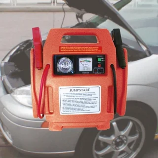 Carpoint Jumpstarter Compressor Zwart/Rood