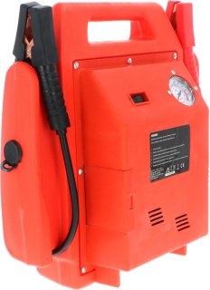 Carpoint Jumpstarter Compressor Zwart/Rood
