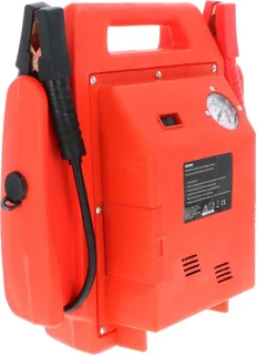 Carpoint Jumpstarter Compressor Zwart/Rood