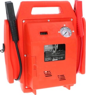 Carpoint Jumpstarter Compressor Zwart/Rood