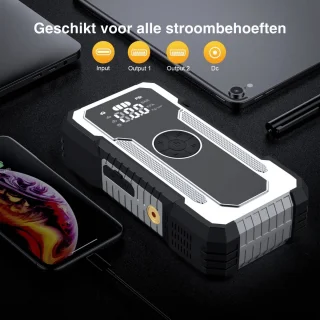 Carsa 12V Jumpstarter met Compressor 1500A 18800mAh