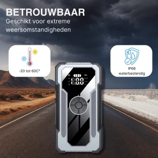 Carsa 12V Jumpstarter met Compressor 1500A 18800mAh