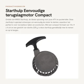 Dailygoods starthulp terugslagmotor