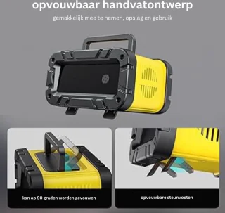 DailySupplies Jumpstarter Accubooster Zwart-Geel