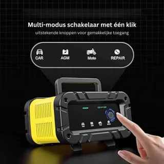 DailySupplies Jumpstarter Accubooster Zwart-Geel