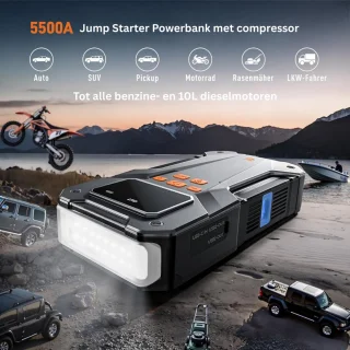 DailySupplies® Jumpstarter Accubooster - Zwart