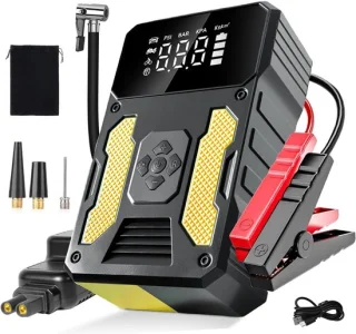 DailySupplies Jumpstarter met compressor en startkabels