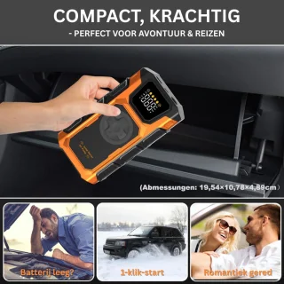 DailySupplies® Jumpstarter met compressor