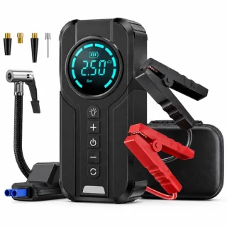 Digisand 12V Jumpstarter met Compressor