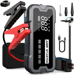 Digisand 12V jumpstarter voor auto en motor met compressor