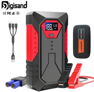 Digisand jumpstarter voor auto 12V 4-in-1