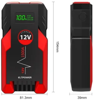 Draagbare 12V Jumpstarter