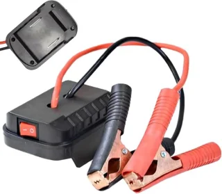 Draagbare auto-accu starter - zwart