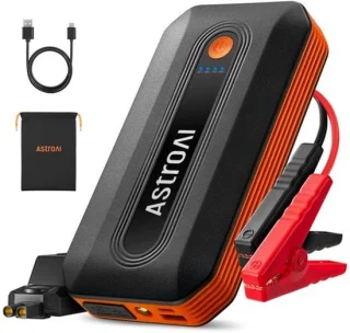 Draagbare auto-accubooster – 2000 ampère, 12 volt lithium-NMC-batterij