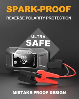 Draagbare Auto Jump Starter 4000A met Luchtcompressor en Power Bank
