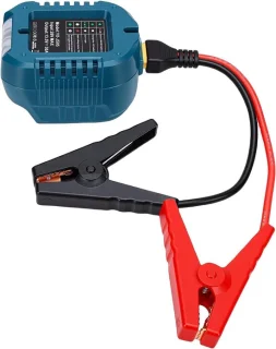 Draagbare auto starthulp accu booster zwart