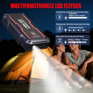 Draagbare Jump Starter Powerbank 26800mAh