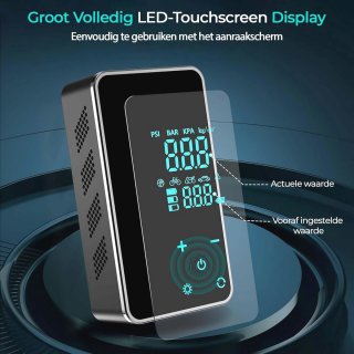 Wat vinden we goed aan de Draagbare Luchtcompressor - Elektrische Bandenpomp