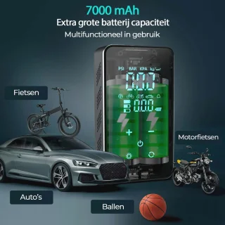 Draagbare Luchtcompressor - Elektrische Bandenpomp