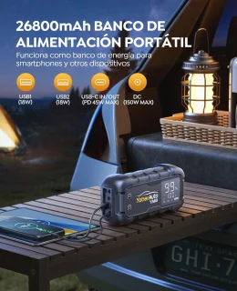 Draagbare Starthulp 6000A - Autostarter