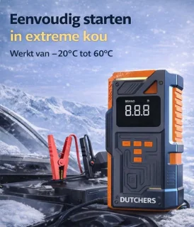 Dutchers® 9‑in‑1 Noodstarter: compact, krachtig en veelzijdig