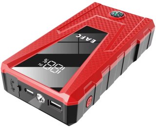 Wat vinden we goed aan de EAFC 12V Jumpstarter Startbooster voor Auto - Rood