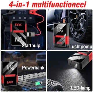 EAFC 12V Jumpstarter Startbooster voor Auto